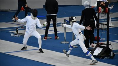 وزير الرياضة يشهد منافسات بطولة الجمهورية للسلاح