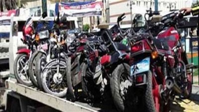 رصد 525 دراجة نارية مخالفة خلال حملات مكبرة