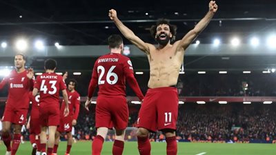 محمد صلاح الأفضل في مباراة ليفربول ومانشستر يونايتد
