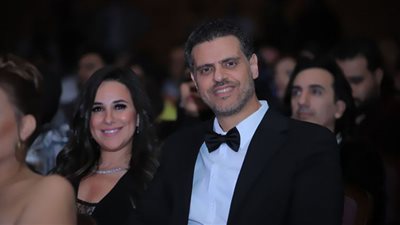 مهرجان أسوان السينمائي الدولي 2023|طارق صبري وشيري عادل سويًا في حفل الافتتاح