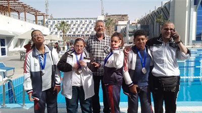 سباحة الصيد تحرز 16ميدالية متنوعة ببطولة كأس مصر لذوى الهمم