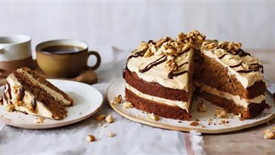 طريقة عمل كيك بكريمة القهوة| حضريها بديلة التورتة