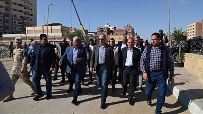 وزير الري يتفقد أعمال تأهيل ترعة السويس والكورنيش الجديد