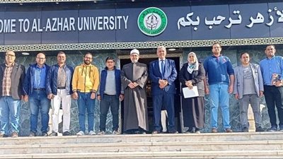 إقبال كبير من مواطني الوادي الجديد على قافلة جامعة الأزهر الطبية