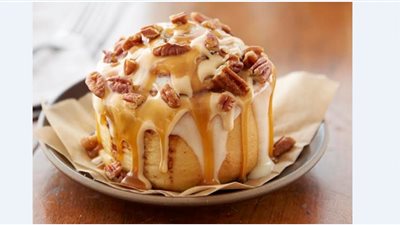 أسهل طريقة لعمل سينابون بعين الجمل والشوكولاتة