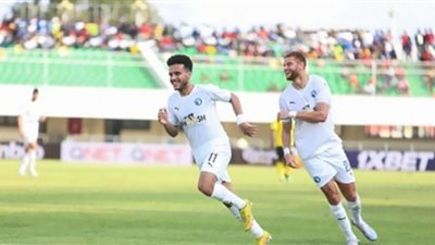 بيراميدز يضرب أسكو كارا بثلاثية في الشوط الأول