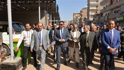 محافظ الدقهلية يدشن منظومة النظافة الجديدة بأجا