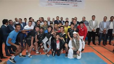 ختام منافسات الدوري الرياضي لاتحاد مراكز شباب مصر ببني سويف