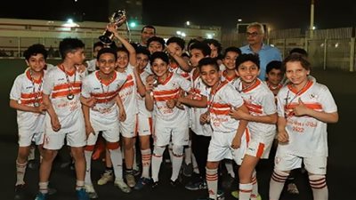 تألق فرق الزمالك في دوري سوبر براعم الجيزة