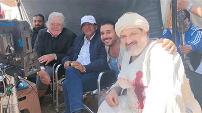 خالد الصاوي ملطخ بالدماء فى 