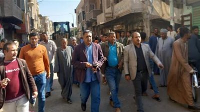 رفع الإشغالات من أمام المدارس والمصالح الحكومية بدشنا