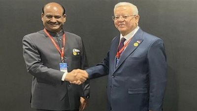 رئيس مجلس النواب يلتقي نظيره الهندي على هامش أعمال الجمعية ١٤٦ للاتحاد البرلماني الدولي