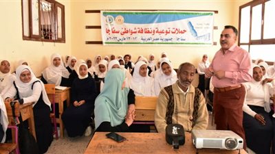 جهاز شئون البيئة يواصل حملات للتوعية البيئية بسفاجا