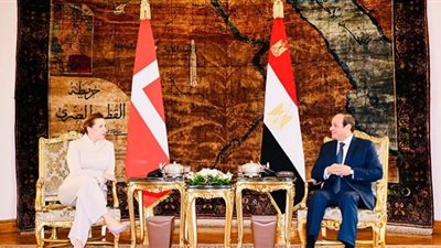 الرئيس السيسي يؤكد عزم مصر تقديم تسهيلات لشركات الشحن البحري الدنماركية