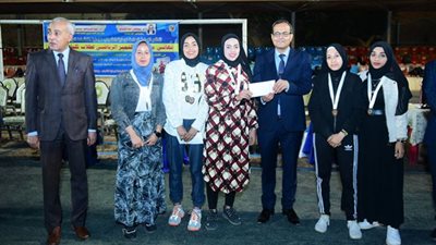 رئيس جامعة سوهاج يشهد ختام المهرجان الرياضي الرابع للألعاب الفردية والجماعية