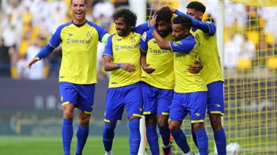 النصر يتقدم على أبها بهدفين في الشوط الأول