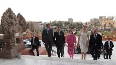 ملكة بلجيكا تفتتح معرضا مؤقتا بقصر البارون إمبان في مصر الجديدة