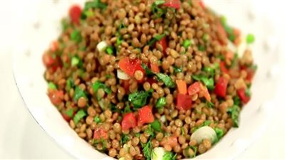 طريقة تحضير سلطة عدس بالجرجير| تعالج الإمساك