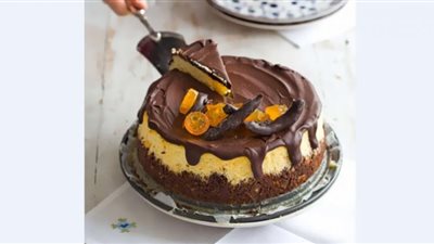 طريقة عمل تشيز كيك بالشوكولاتة والبرتقال