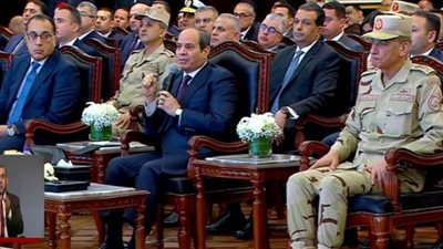 رسائل السيسي خلال افتتاح مجمع الأسمدة الأزوتية بالعين السخنة