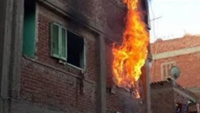 السيطرة على حريق بعقار ببنها
