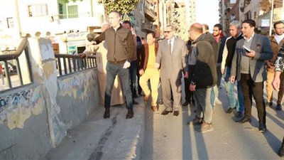 محافظ كفر الشيخ يتفقد توسعة الشوارع للحد من الزحام المروري