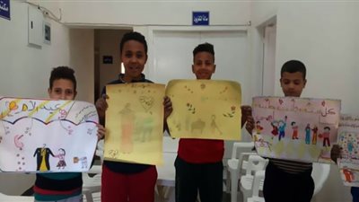 مسابقة فنية عن عيد الأم بمركز شباب بني وشاح بالمراغة