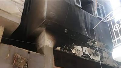 تفاصيل حريق شقة سكنية في الدقي