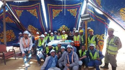 الري تنتهي من تنفيذ خوازيق الخرسانة لقناطر بحر يوسف