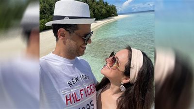 قبل الفرح.. شيري عادل وطارق صبري يقضيان شهر العسل في المالديف| فيديو