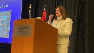 سها جندي من أمريكا: الدولة المصرية تقدم خدمات متميزة في قطاع الصحة