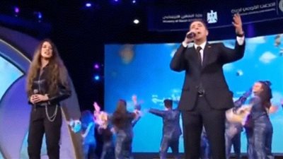 احتفالية المرأة المصرية 2023| مدحت صالح وهنا يسرى يقدمان 