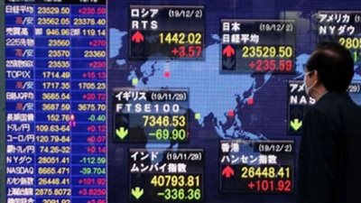 ارتفاع البورصات الآسيوية عقب انتعاش بورصة وول ستريت
