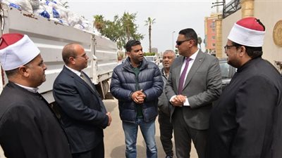 محافظ الدقهلية يشهد استلام الدفعة الأولى من سلة الغذاء