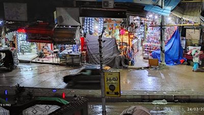 أمطار غزيرة على مدن ومراكز البحيرة |صور