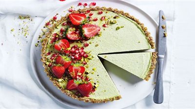 طريقة عمل تشيز كيك بالبستاشيو لضيافة رمضان