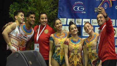 منتخب مصر يتألق في بطولة العالم لجمباز الإيروبك بالبرتغال