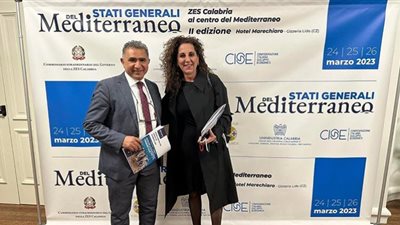 رئيس اتحاد العمال المصريين في إيطاليا يلتقي نائبة وزير الداخلية بشأن قانون العمالة الوافدة