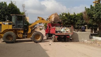 مركز ومدينة القصاصين الجديدة يواصل أعمال النظافة والإنارة العامة
