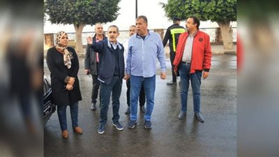 محافظ الغربية يتفقد أعمال الرصف بطنطا وكفرالزيات