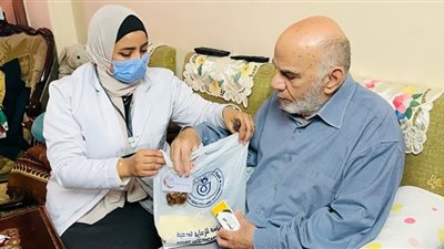 تقديم الرعاية الطبية المنزلية المجانية لأصحاب الأمراض المزمنة بالإسماعيلية