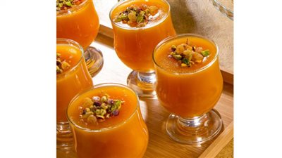 حلويات رمضان| طريقة عمل مهلبية قمر الدين في 5 دقائق