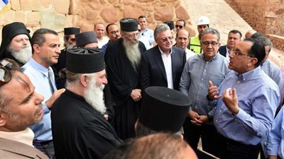 رئيس الوزراء: تطوير وادي الدير بسانت كاترين مهم لقطاع السياحة الروحانية.. صور