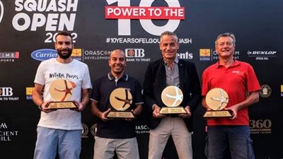 أحمد محرم يحرز المركز الأول ببطولة الجونة الدولية للإسكواش