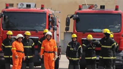 السيطرة علي حريق 