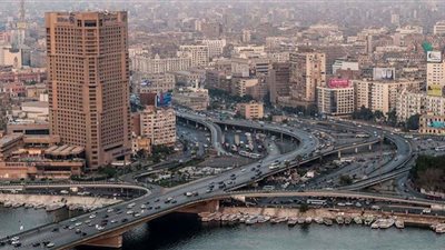 الحالة المرورية بكوبري أكتوبر