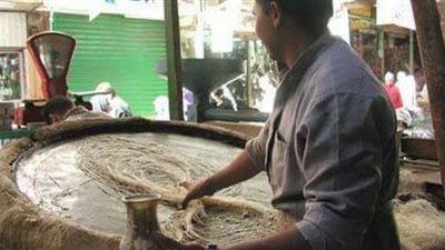صناعة الكنافة البلدي أشهر العادات في شهر رمضان بسوهاج