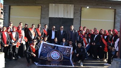 رئيس جامعة الإسكندرية يشارك في حملة إفطار صائم بقرية أبيس الثانية