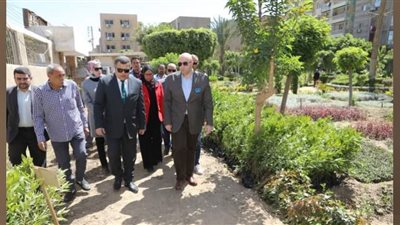 محافظ بني سويف يتفقد أعمال المبادرة الرئاسية 100مليون شجرة