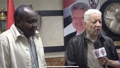 مرتضى منصور يستقبل رئيس الهلال السوداني